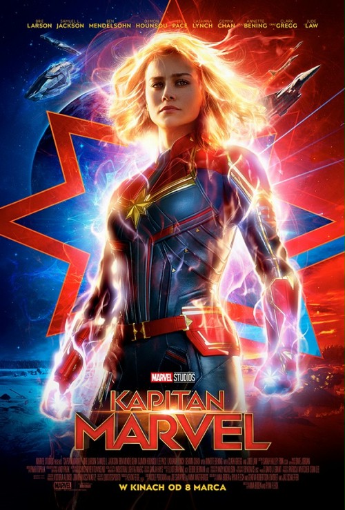 Plakat filmu "Kapitan Marvel"