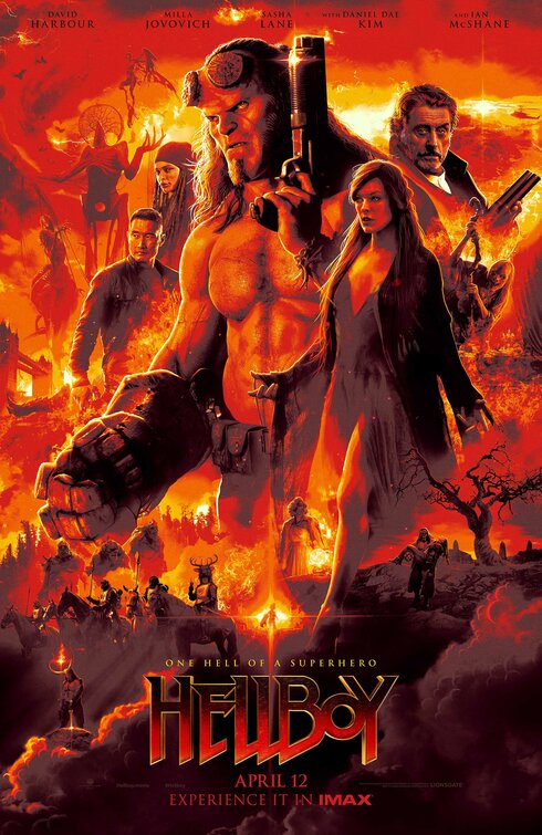 Plakat filmu Hellboy z 2019 roku