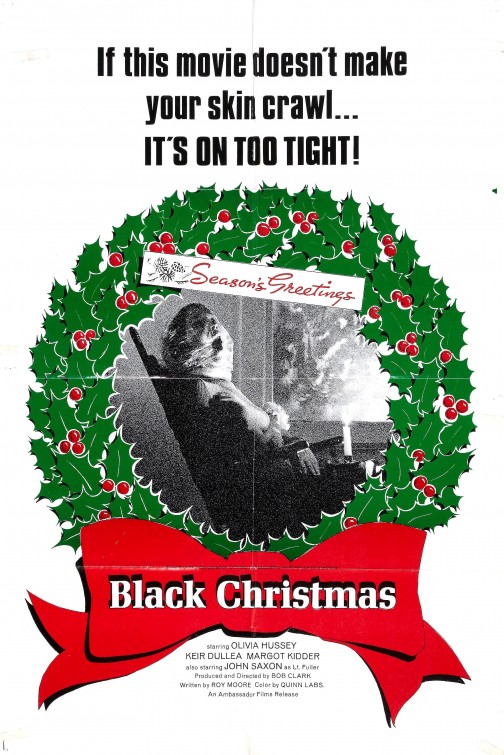 Plakat filmu "Czarne święta" z 1974 roku