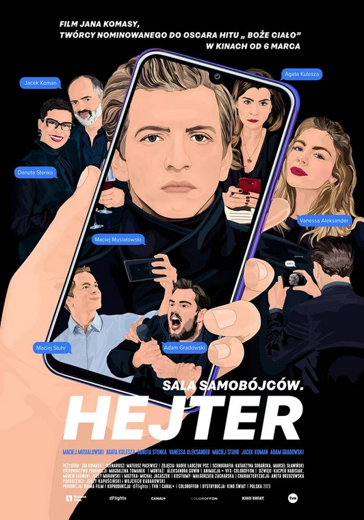 Plakat filmy "Sala Samobójców. Hejter" (2020)