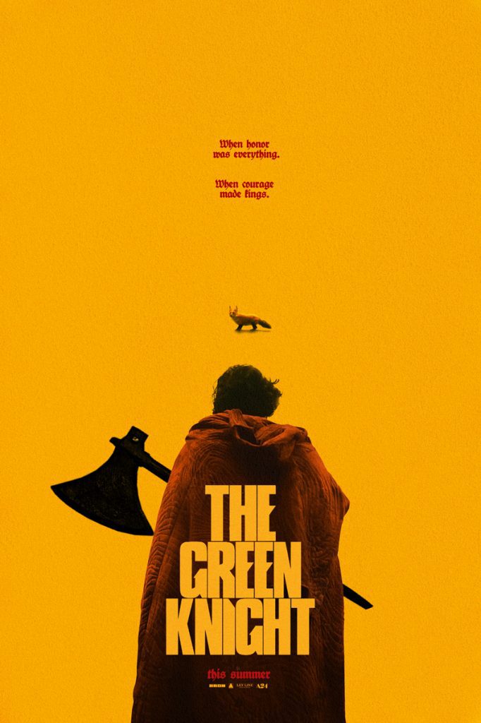 Plakat filmu Zielony Rycerz. The Green Knight (2021), reż, David Lowery