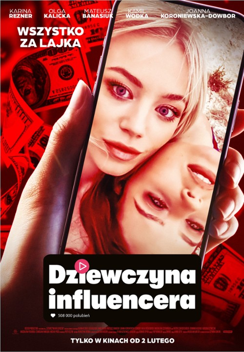 Dziewczyna influencera - plakat