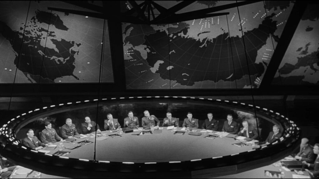 kadr z filmu Dr Strangelove (1964)